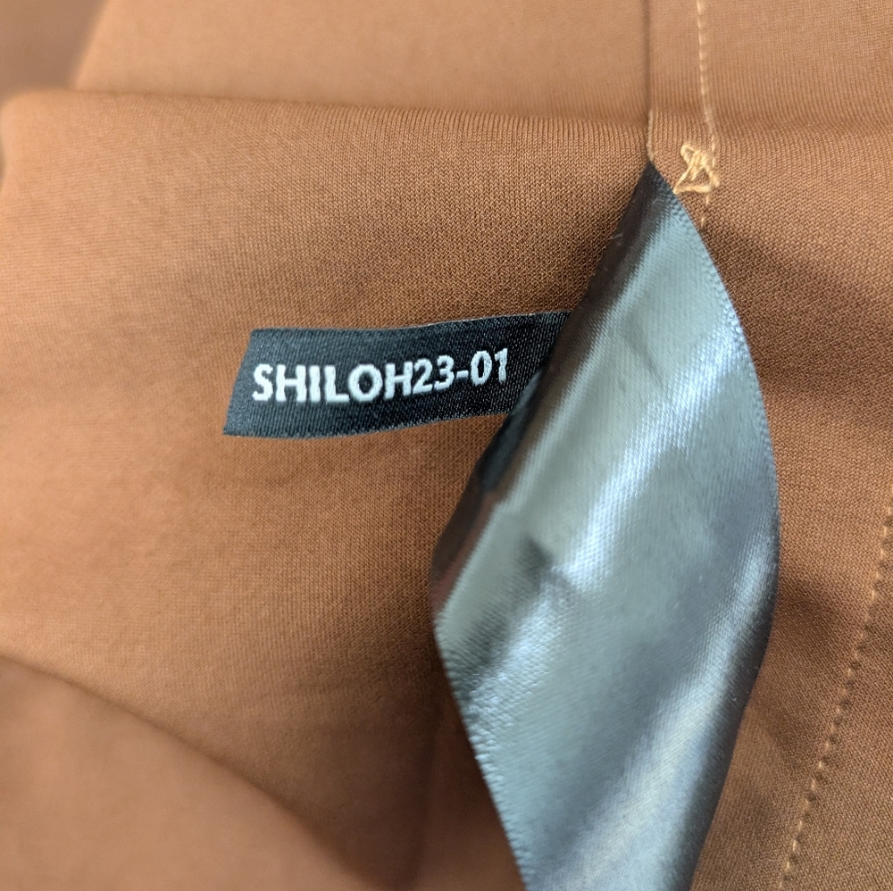 Well Worn Brown Faux Suede Button-Up  Jacket Size Medium - Picture 8 of 14